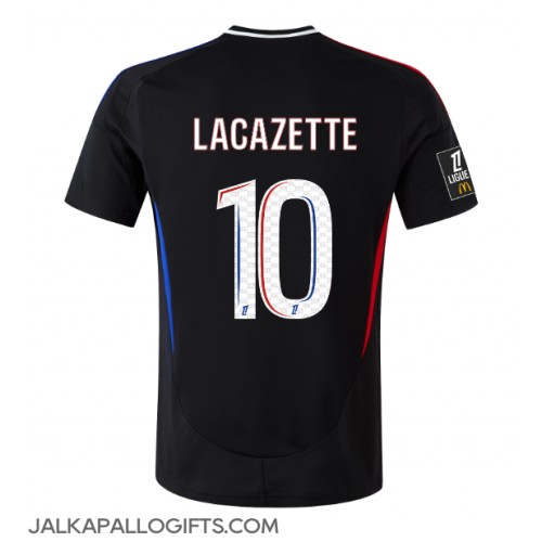 Olympique Lyonnais Alexandre Lacazette #10 Vieraspaita 2024-25 Lyhythihainen